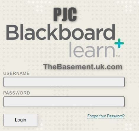The rules for creating a secure Blackboard password will be listed. . Blackboard pjc login